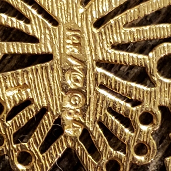 14k Gold Michael Anthony Butterfly Charm - Picture 3 of 4